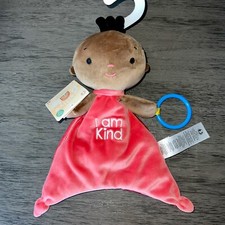Kids For Culture Positive Pals Blanket Doll Plush I Am Kind Crinkle And Ring New