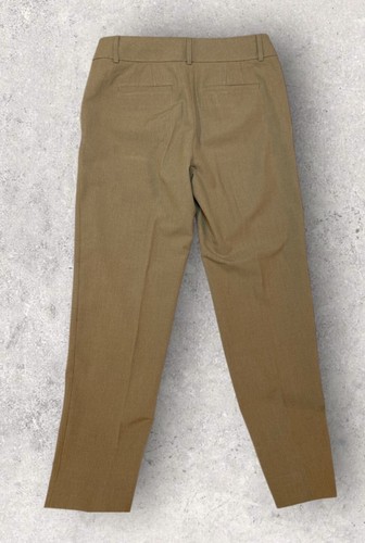 Banana Republic Sy Slim Ankle Wollmischung Hose Damen 10L hellbraun komplett gefüttert - Bild 3 von 6