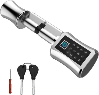 Fingerabdruck elektronisches Hochsicherheitsschloss, digitaler Code Anti-Bohr & Pick (60 mm)