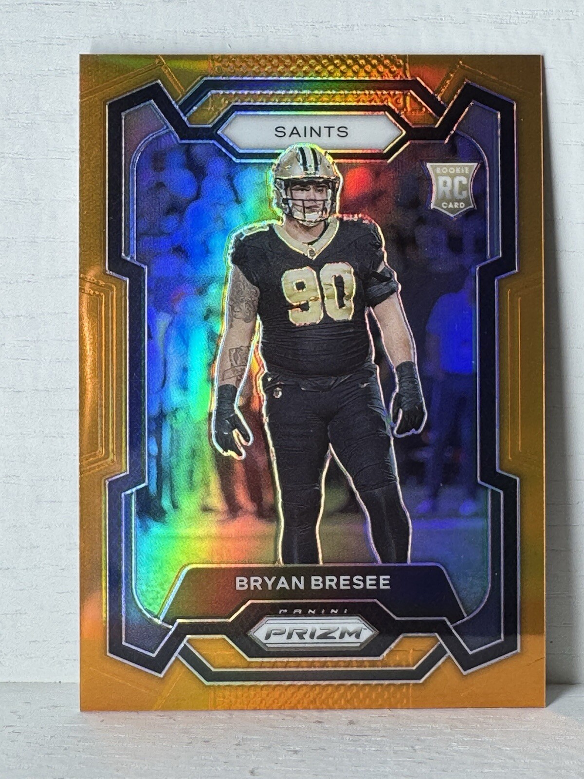2023 Panini Prizm Bryan Bresee Orange RC 192/249 #372 Saints