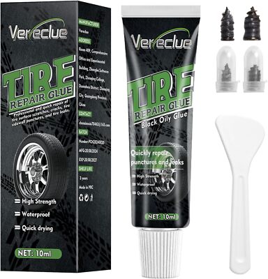 Tire Repair Glue, Sidewall Kit, Rubber Cement Repair, 10ml 