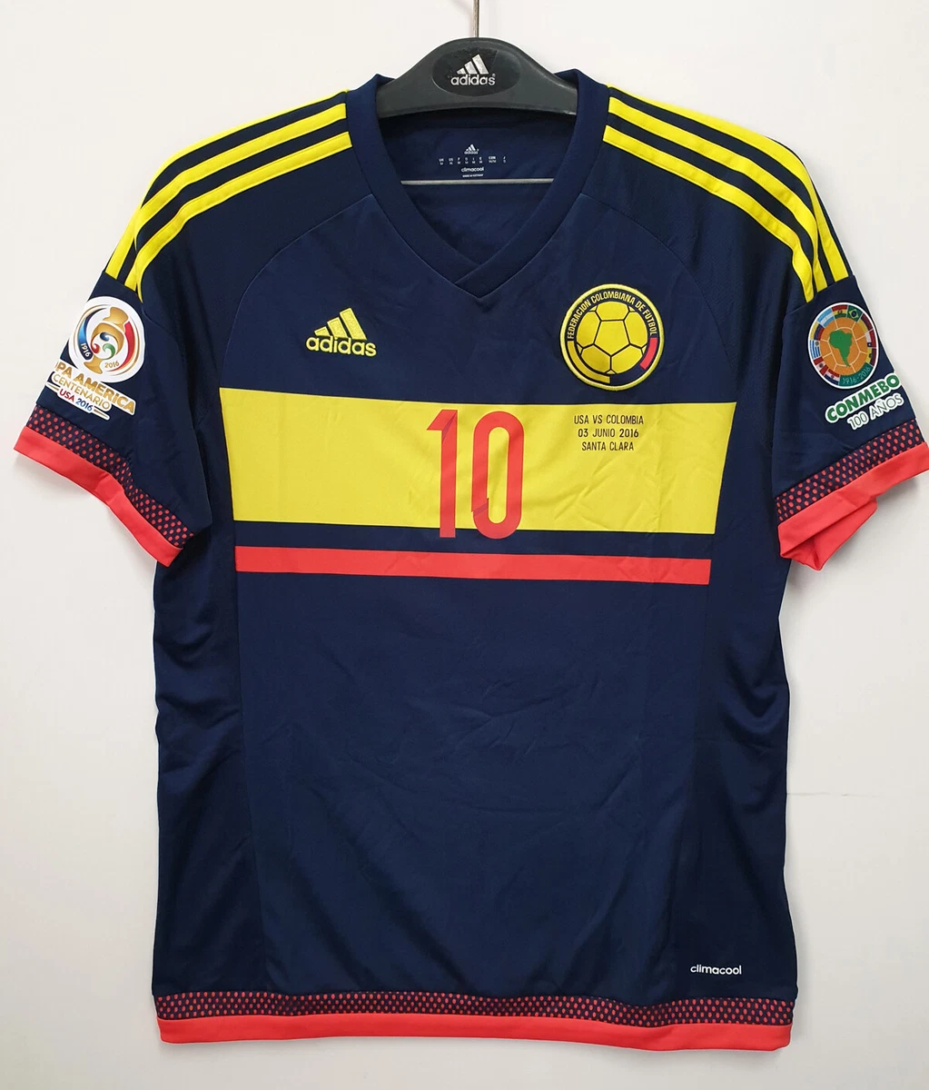 Colombia No10 James Away Soccer Country Jersey