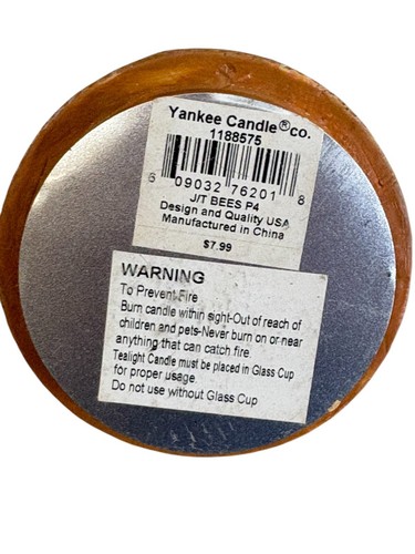 Yankee Candle Garden Honey Bees Flowers Jar Candle Holder Topper Lid Top NOS - Picture 14 of 15