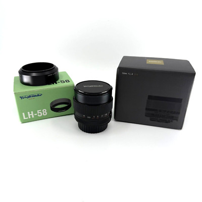 USED] Voigtlander Nokton 58mm/f1.4 SL-II Lens (Nikon F-Mount Ai-S (CPU
