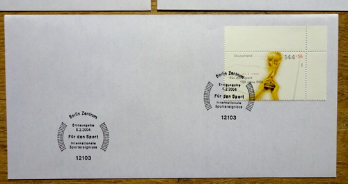 Bund FDC Nr. 2382 - 2386 Eckrand Ersttagsbrief ESST Berlin Sporthilfe BRD 2004 - Picture 2 of 4