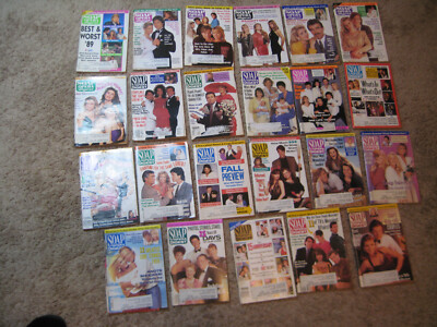 Vintage 23 Soap Opera Digest 1990 Magazines