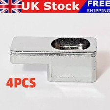 4x 6mm Shower Glass Panel Bracket Retaining Clip Clamp Enclosure Fixture