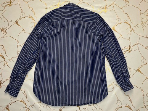 G-Star Raw Women Blue Striped Button Up Shirt Core 1PKTBF Shirt Size Small - Picture 7 of 11