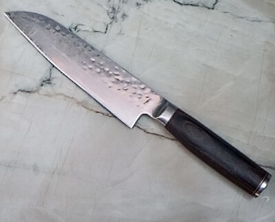 Shun TDM0702 7 Inch Premier Santoku Knife