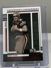 2021 Panini Contenders Football Brett Favre Legendary Contenders Insert #LGD-BFA