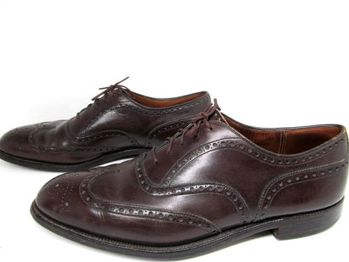 Church's English Shoes Mens Henley Brown Leather Wingtip Oxfords US 10.5 UK 9.5 - Picture 12 of 20