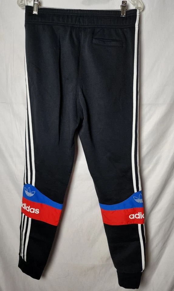 Adidas Unisex Kids Youth 14-15Y XL Pants Logo Striped Sweatpants FN5771 - Image 4 of 4