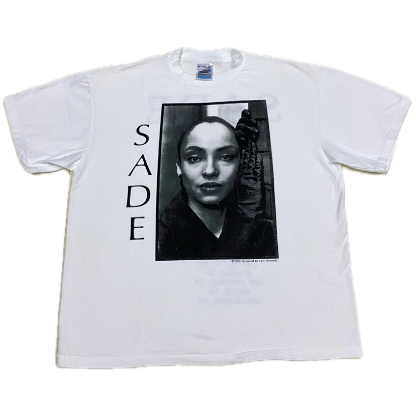 SADE Vintage World Tour 1993 90s Music Hit Rare Sz.L Single Stitch