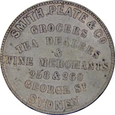 Australia Trade 1d Smith Peate Est 1836 A483 R472 Gray247b R3