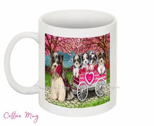 Mother's Day Gift Basket Biewer Terrier Dog Blanket Pillow Magnet Coaster Mug - Picture 5 of 7