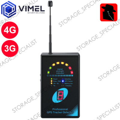 Professional GPS Tracker Bug Detector 4G 3G Hidden Vehicle Detection Spy Hidden