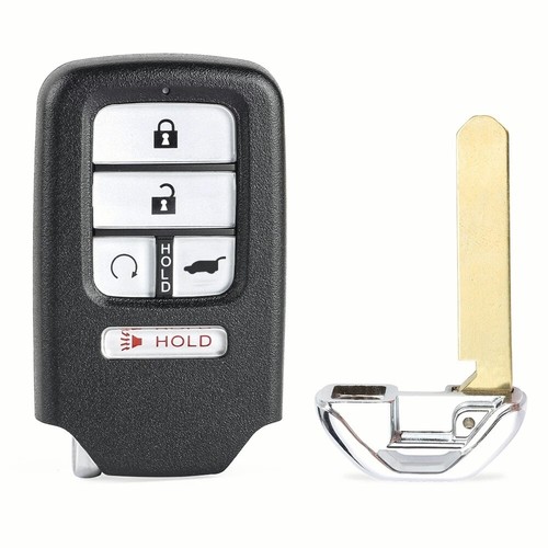 Llavero de arranque remoto sin cortar para HONDA CIVIC HATCH EX EX-L 2017-2021 72147-TGG-A21 - Imagen 2 de 6