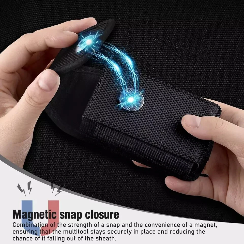 Funda Multiherramienta Compatible con Leatherman EDC Cinturón Organizador Herramienta Funda Pouc Foto 3 de 4