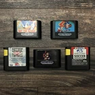 Lot of 5 Sega Genesis Games Sonic Sonic 2 Soccer Boxing Football