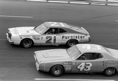 Richard Petty had pole position and finished third David 1974 Old Photo