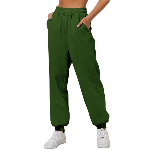 Womens Joggers Tracksuit Bottoms Closed Hem Soft Ladies Trousers Jogging Pants - Picture 30 of 38