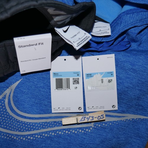 Nike Big Swoosh Men's Size M Tracksuit Therma-Fit Sweatsuit Matching Outfit NWT - Picture 2 of 7