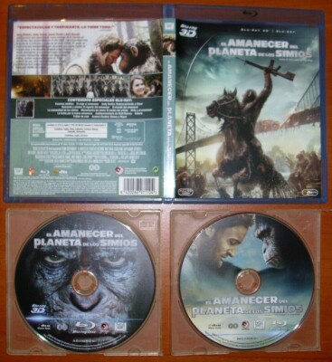 El Amanecer del Planeta de los Simios [Blu-Ray 2D + 3D, Region A-B] Andy Serkis