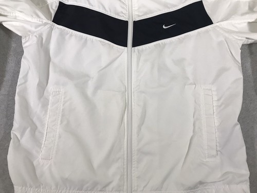Nike Women’s L Tracksuit The Athletic Dept Vtg Full Zip White Black *Read* - Picture 4 of 23