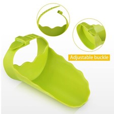 Plastic Household Sink Detachable Faucet Extender for Kids Children Yellow Green