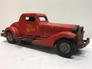 Antique Marx Siren Fire Chief Car Ebay