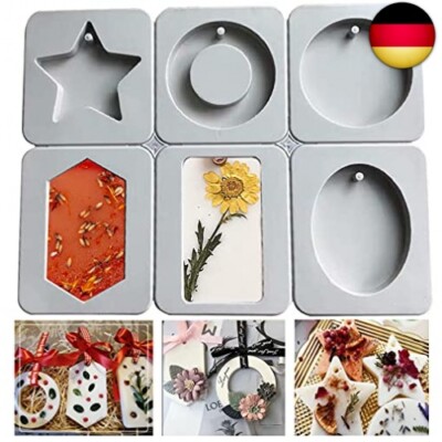 Mohito DIY Seifenformen Set - 6 Verschiedene Silikonformen Für Seifen, Schokolade & Backen