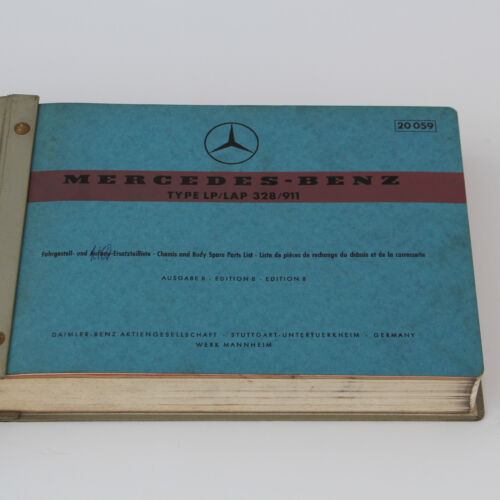 Mercedes LP LAP 328 + 911 - Ersatzteilliste Ersatzteilkatalog Ausgabe  1967 - Bild 1 von 4