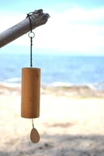 Koshi Wind Chimes TELLA 1 Piece Bamboo Sound Therapy Japan New