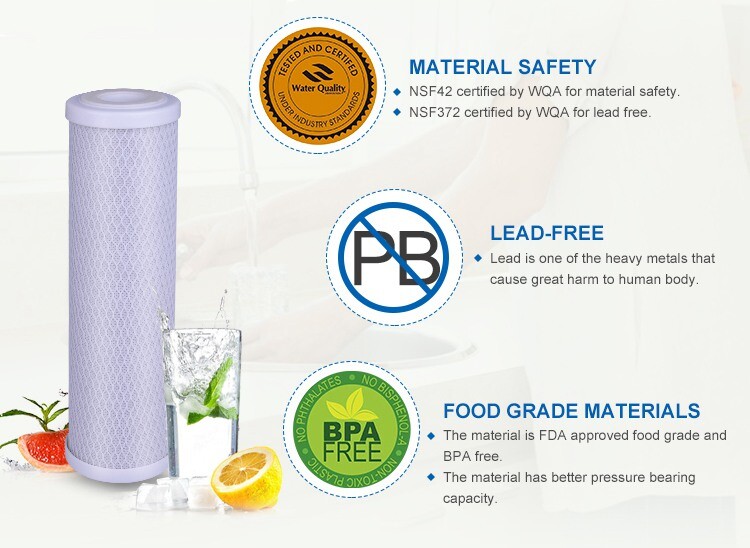 Whirlpool WHKFWHPCBB Compatible Filters, 4.5 x 9.75 Inch Carbon Water