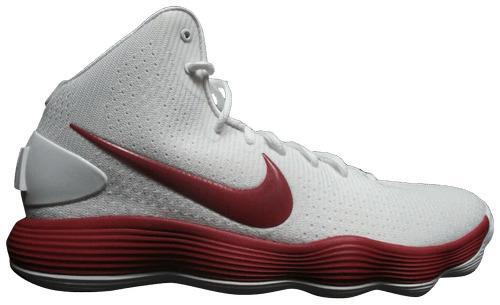 Nike Men\'s Hyperdunk 2017 TB Promo Maroon Wine White Silver 942571 602 Size 17.5 Nike Hyperdunk 2017 TB Maroon Silver for Sale | Authenticity  main image 3