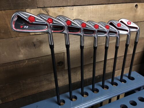 USED RH Mens T11 Custom Made Golf Clubs Iron Set 4-SW Regular Graphite 3185-Y3O2