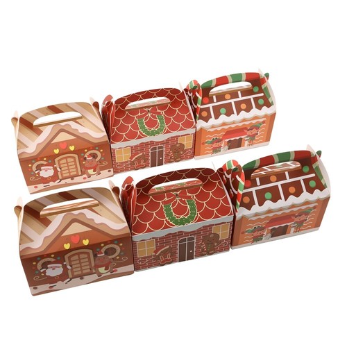 24PCS Christmas Cookie Boxes Candy Treat Cardboard Cookie Boxes School Party - 第 15/21 張圖片