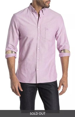 burberry pink shirt men