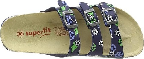 Superfit Boy's Footbed Sandals Blue-Green (UK Child 10.5/28 EU) Brand New - Picture 3 of 7