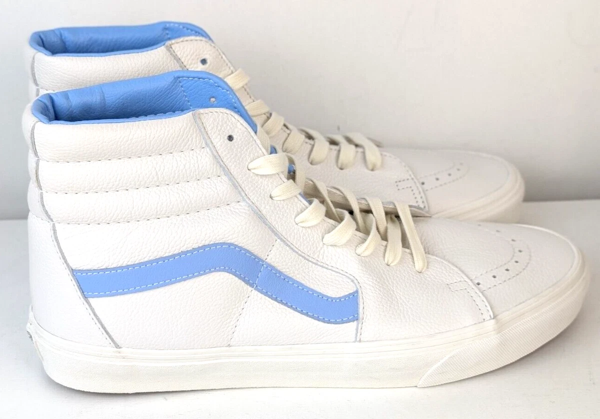Vans Sk8- Vintage Leather High Blanc de Blanc Blue for sale  display picture 3