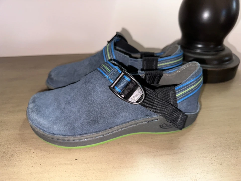 CHACOS Chaco Niños PedShed Azul Marino Gamuza Cuero Zapatos EE. UU. 3 Foto 2 de 4