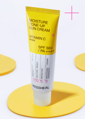 MEDIHEAL Moisture Tone-Up Sun Cream VITAMIN C Spf50+/Pa++++ 50 ml