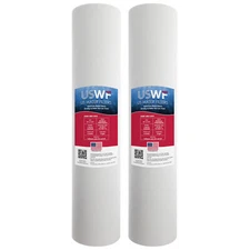 20 x 4.5 Inch 5 Micron Melt Blown Polypropylene Sediment Water Filter 2-Pack