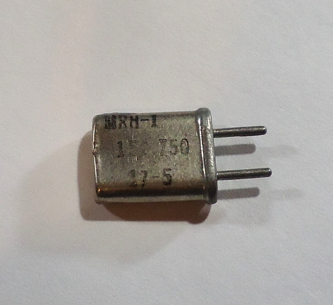 Scanner Crystal - 152.7500 MHz - 10.7 iF - .039 Pins - MRH-1 - HC-25/U ...