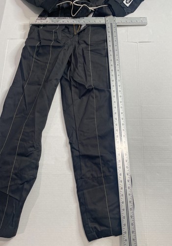 Simpson Racing Legend II Youth Racing One Piece Suit, Black, Size XL, LY22271 - Picture 5 of 6