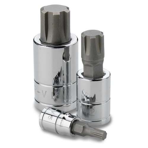 13pc Ribe Bit Socket Set polished Cr-V S2 bits - Picture 3 of 4