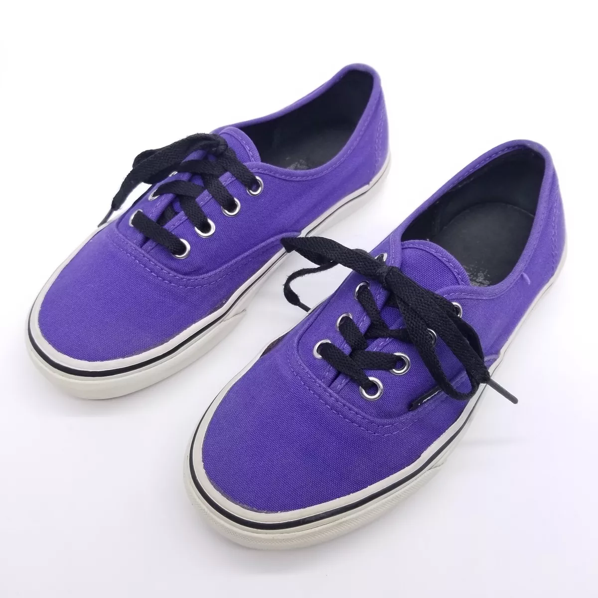 VANS Authentic Women s 7 Shoes Purple Low Top Sneakers Lace Up