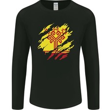 Casual Classics CR1550 Camiseta Manga Larga Cuello Redondo Hombre