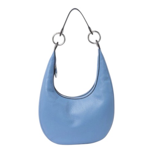 Rebecca Minkoff Sofia Leather Crescent Hobo Bag - Cement Blu ~ $140 RETAIL