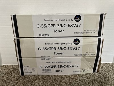 3X Toner Cartridge Black G-55/GPR-39/C-EXV37 For Use imageRUNNER 1730 1740 1750